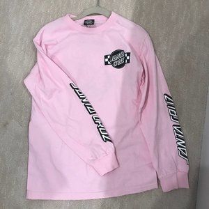 Pink Santa Cruz shirt